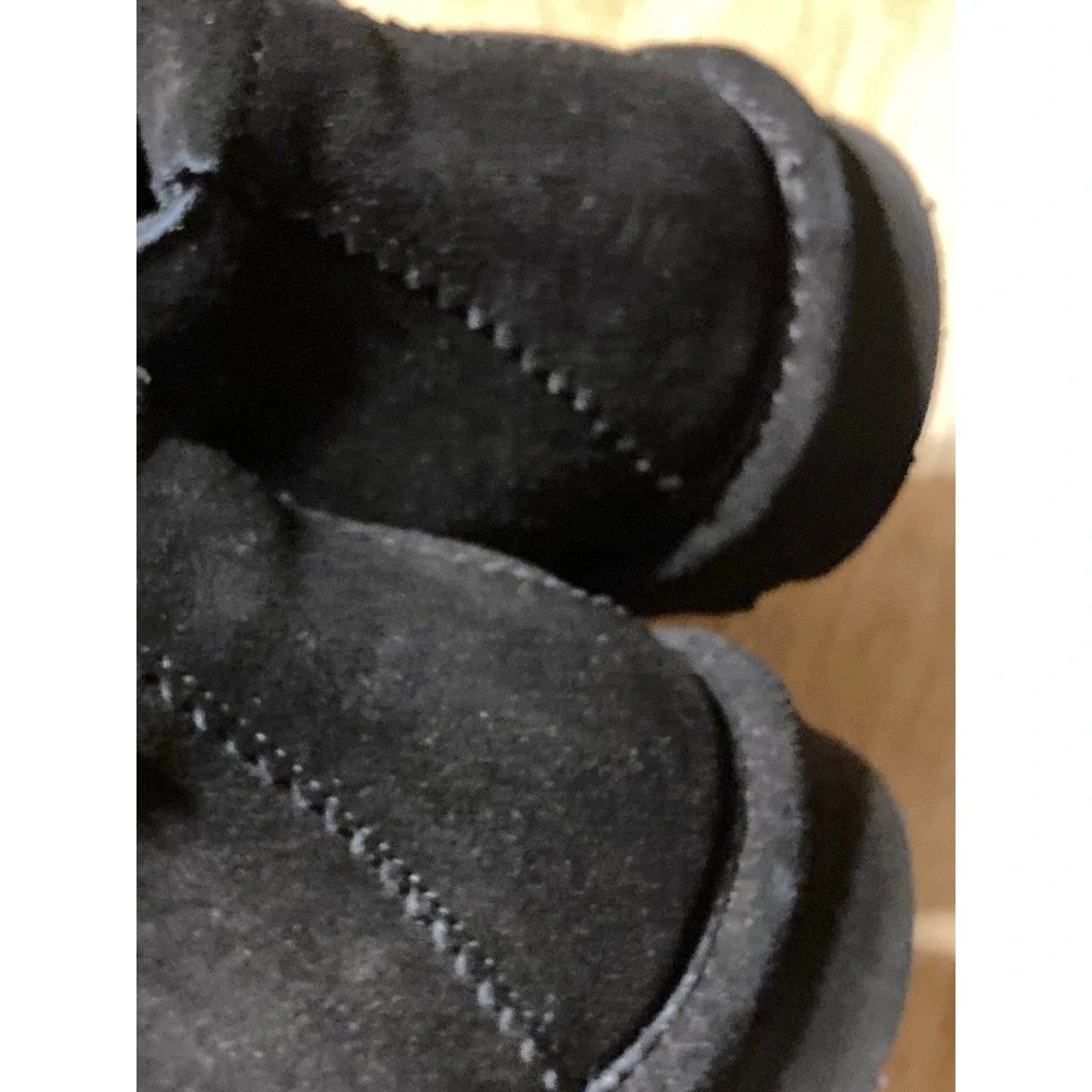 Bearpaw Mens Black Suede Chukka Boots Lace Up Desert Ankle Boots Size 10